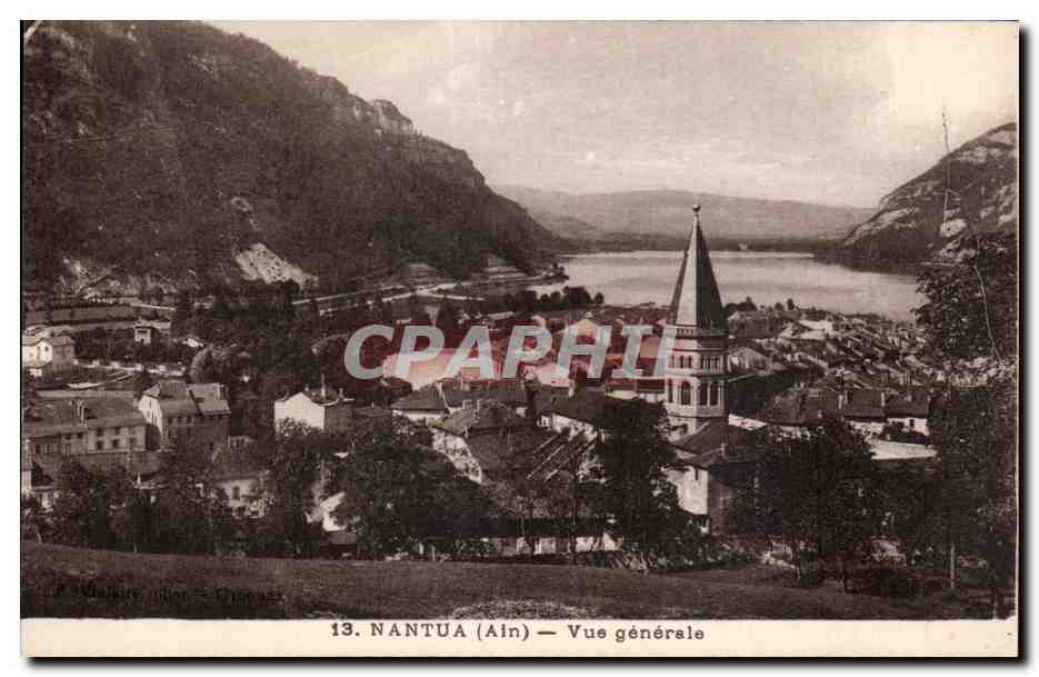 NANTUA (Ain) — Vue générale — éditeur : Malatye, Châtenay