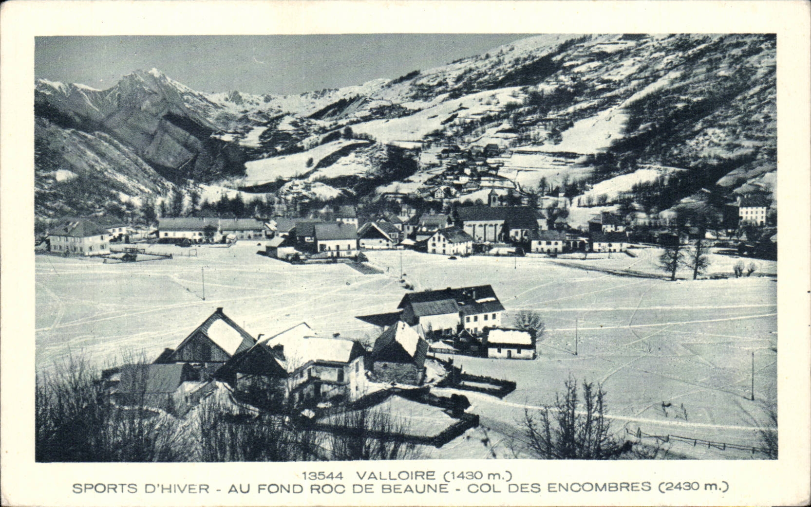 Valloire - Sports d Hiver - Au Fond Roc de Beaune - - CPA 