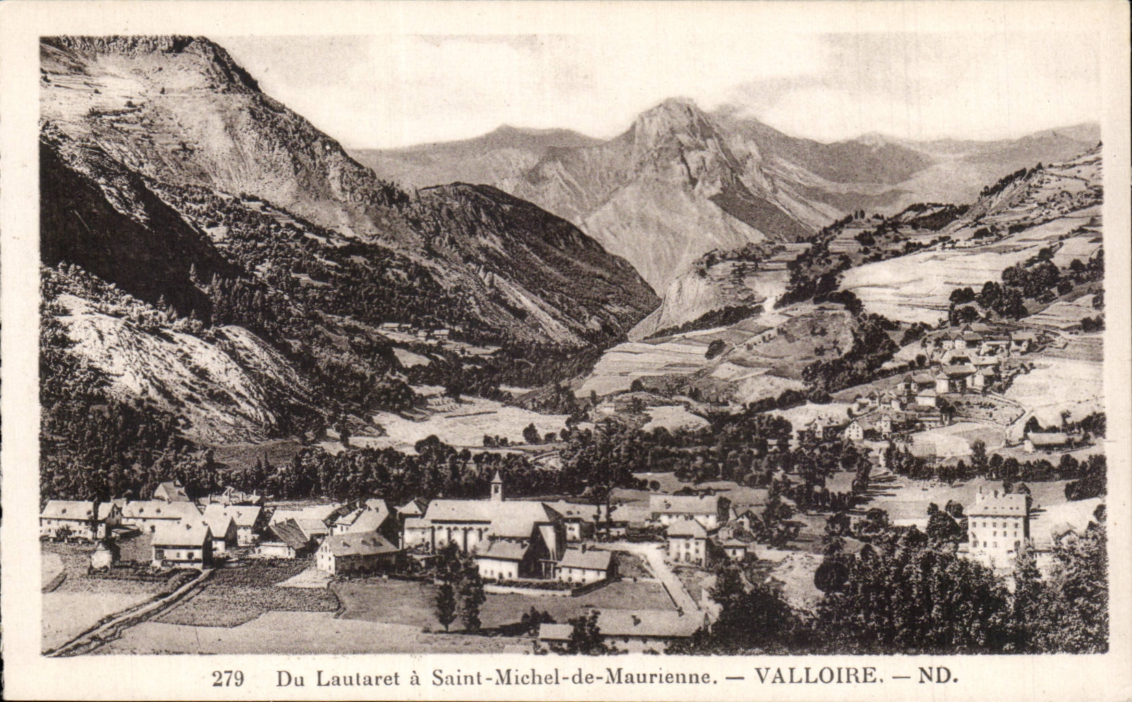 Valloire - Du Lauteret a Saint Michel de Maurienne - Vue Generale - CPA 