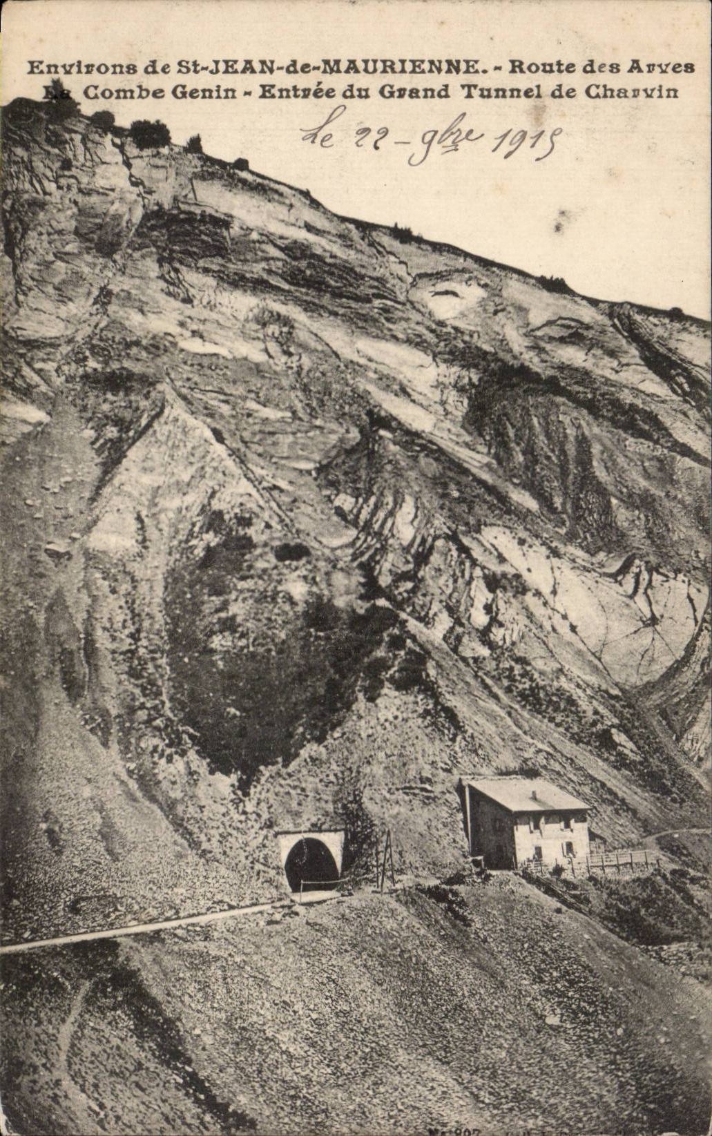 Environs de St Jean de Maurienne - Route des Arves - Combe Genin - CPA 