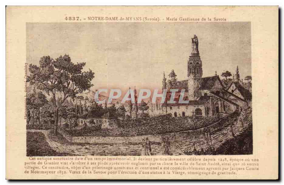 Notre Dame de Myans - Marie Gardienne de la Savoie - CPA 