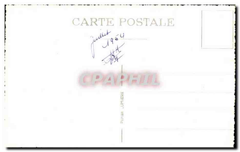 CARTE PHOTO Militaria Soldats Marins 1954 — Rückseite