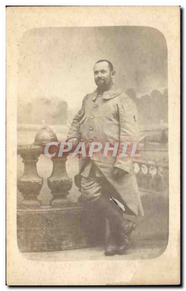 CARTE PHOTO Militaria Soldat Poilu