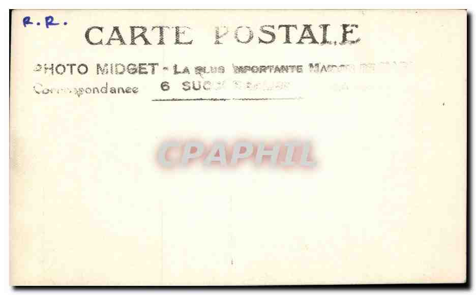 CARTE PHOTO Militaria Soldat Poilu — Rückseite
