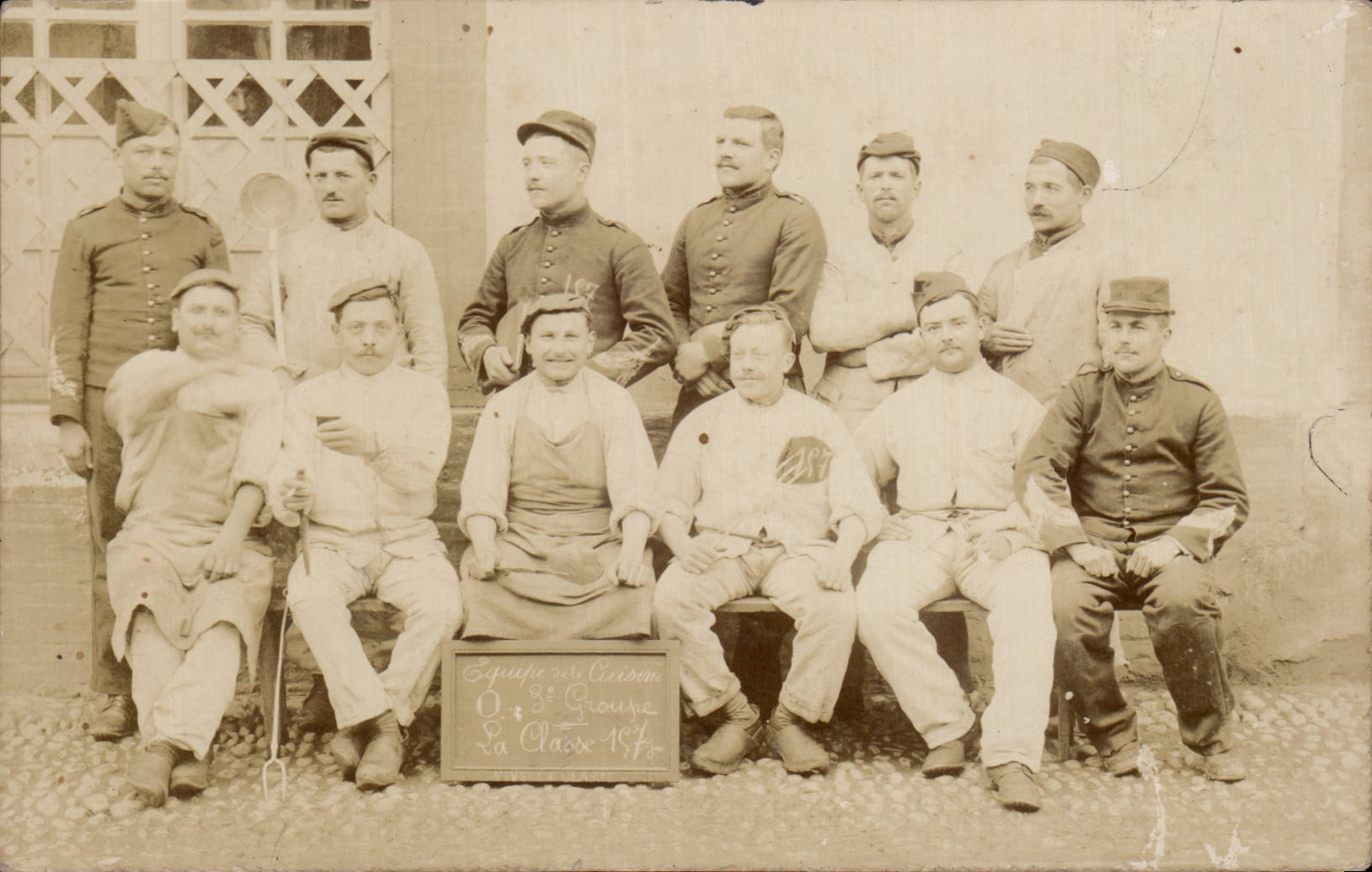 Keukenploeg — 3e Groep, De Klasse 1917 — Uitgever niet geïdentificeerd