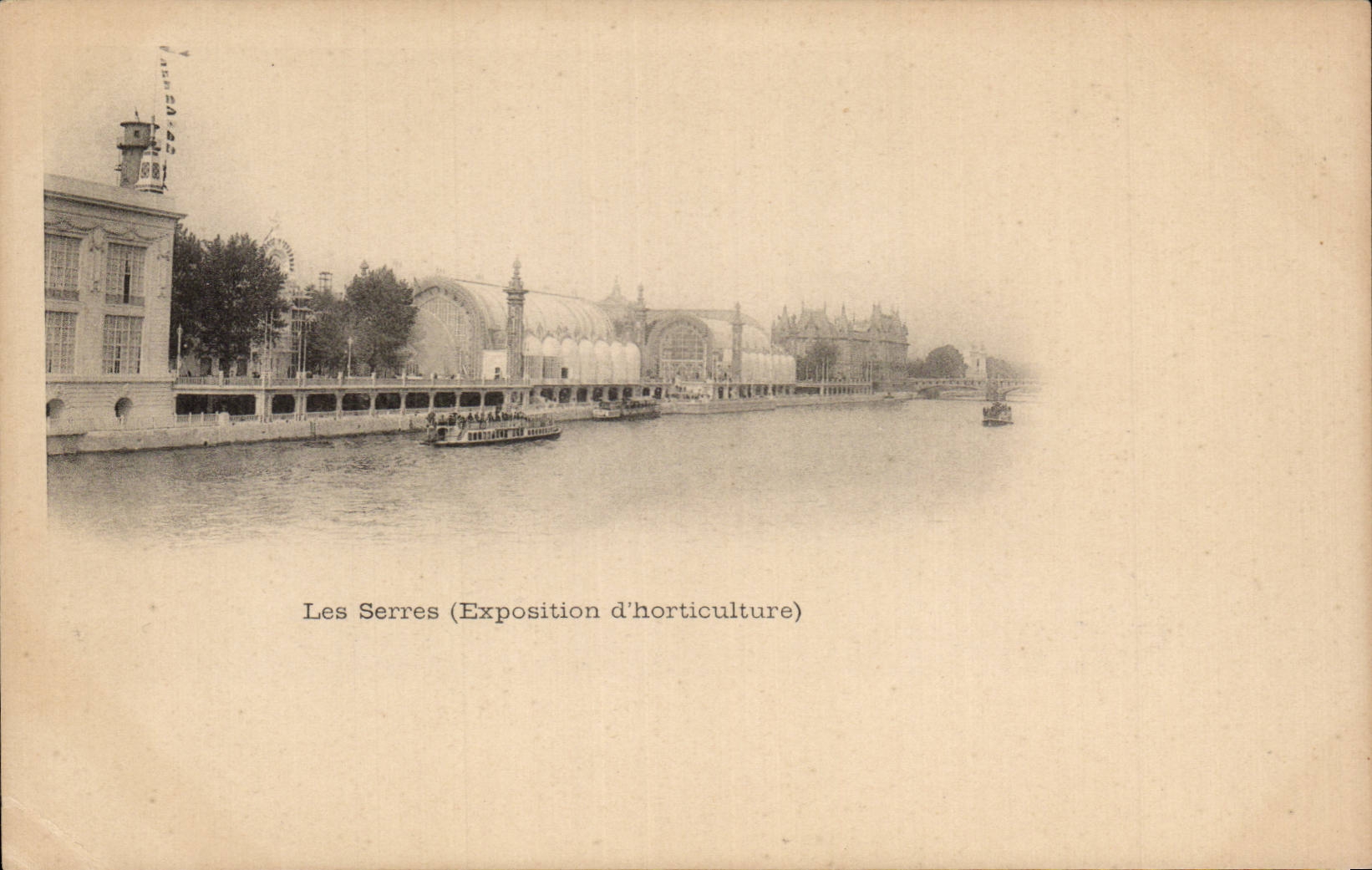 CPA Paris Exposition universelle de 1900 Les serres (exposition d horticulture)