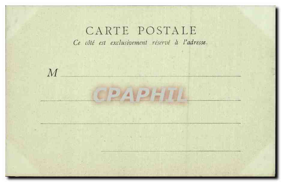 CPA Paris Exposition universelle de 1900 Le petit palais — Rückseite
