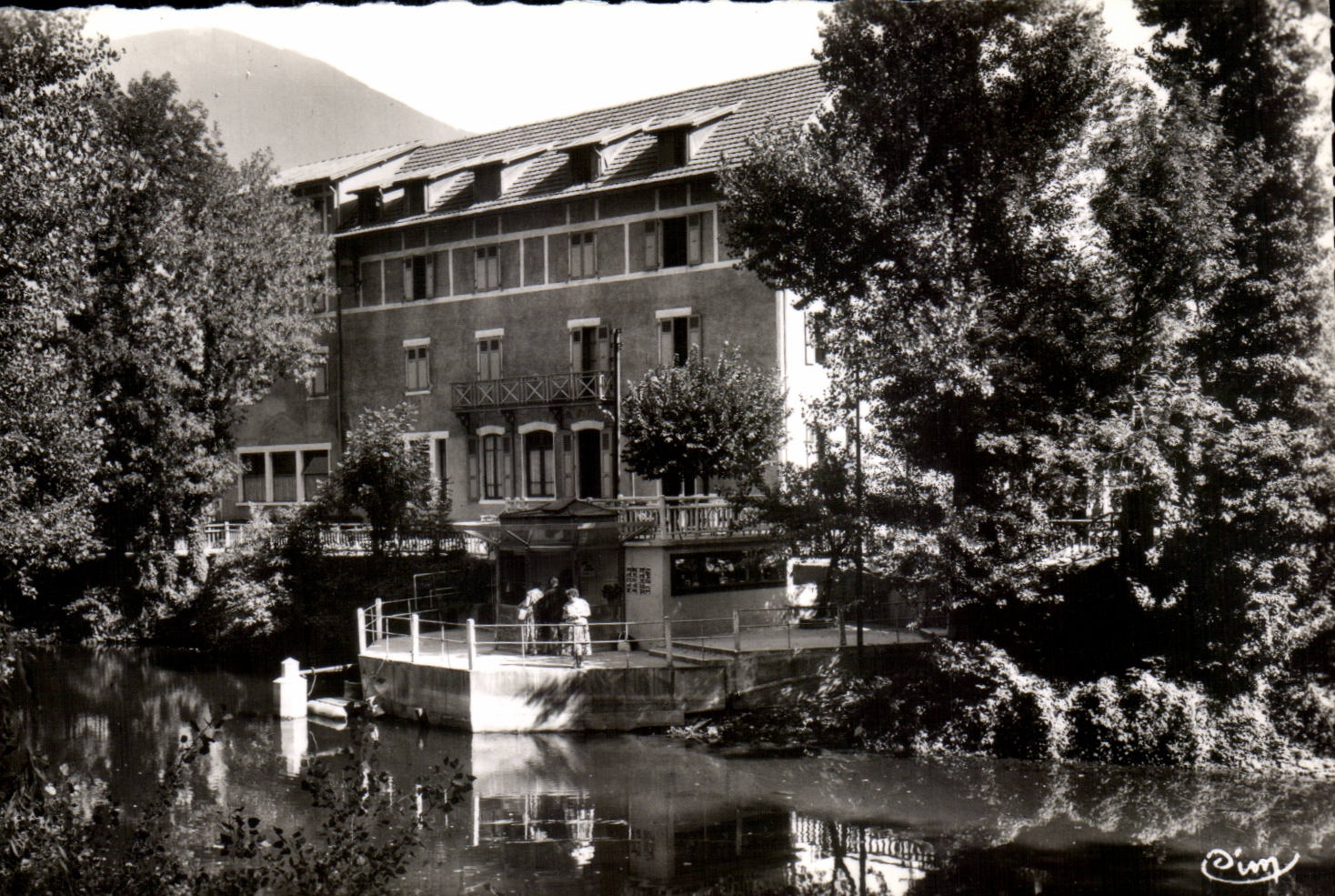 La Lechere les Bains - La Buvette et L Hotel des Bains - CPA