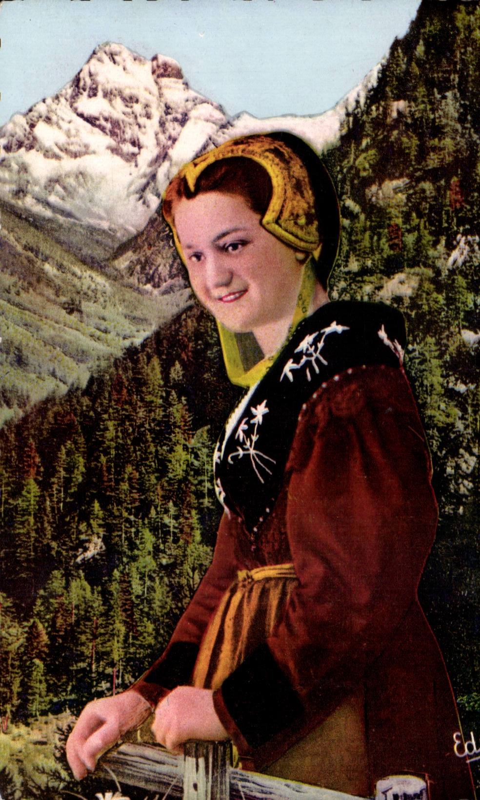 Tarentaise - Costume de Savoie - Folkore - - CPA