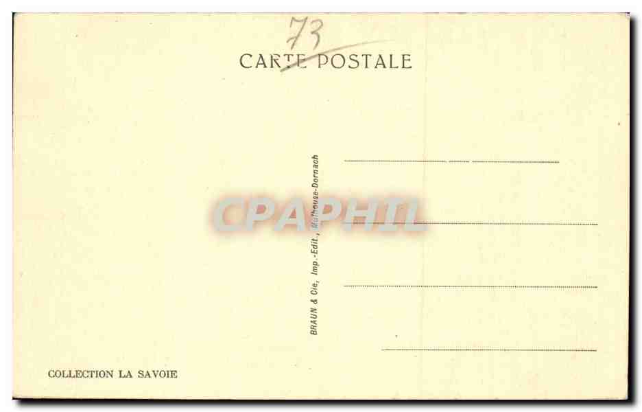Route des Aravis et Vallee de l Arondine - CPA — Rückseite