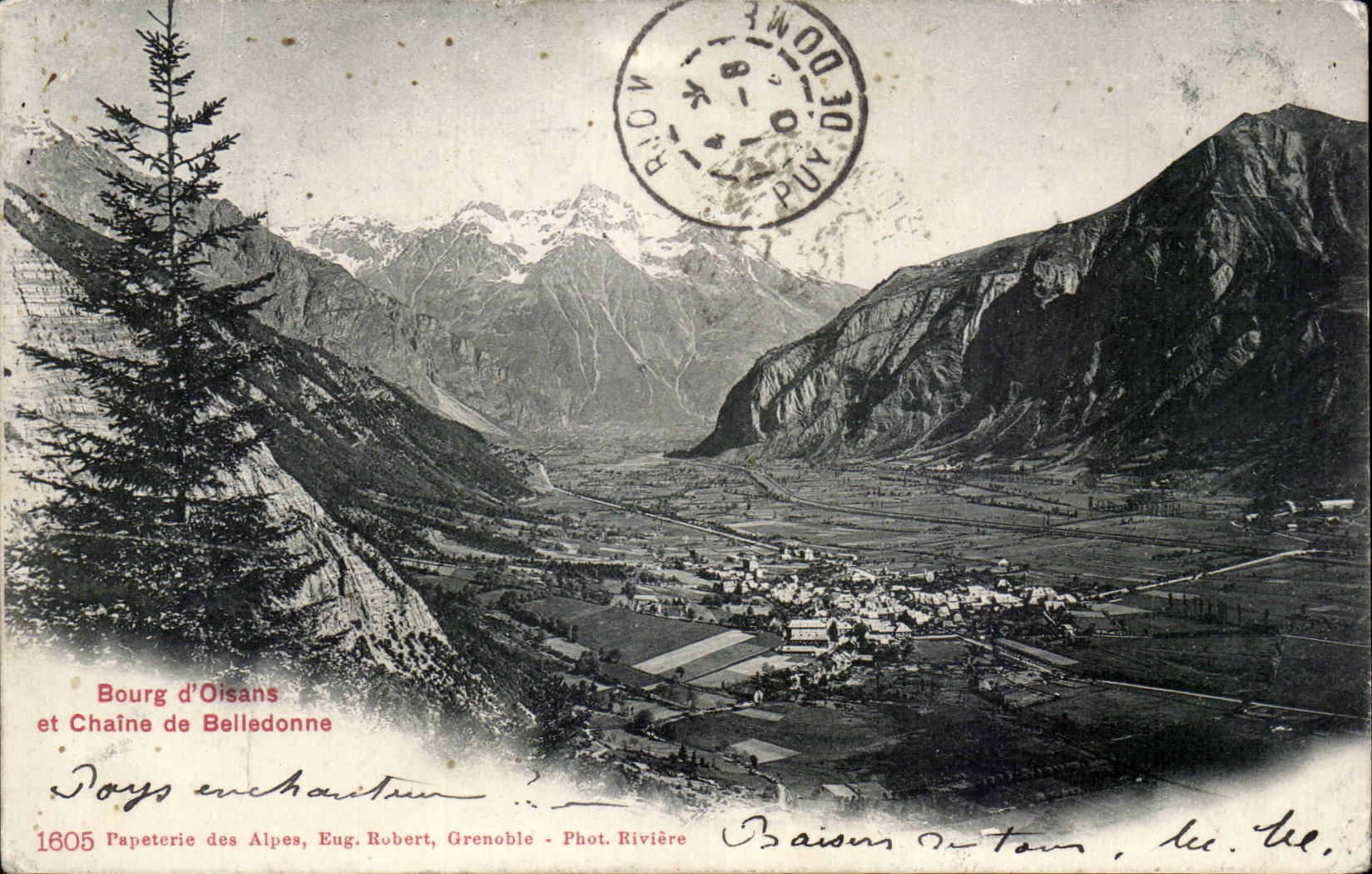 Bourg d Oisans - Chaine de Belledonne - CPA
