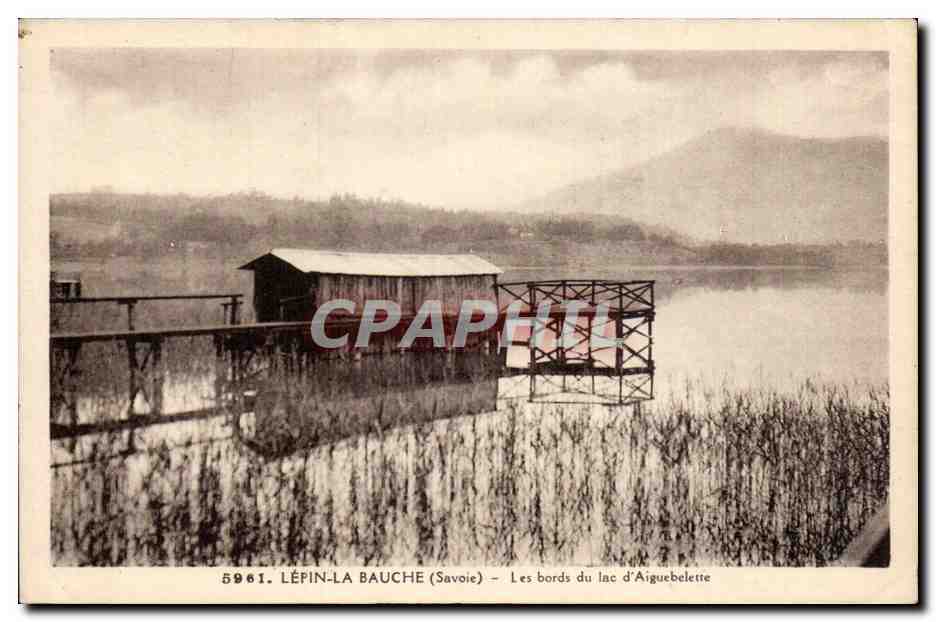 Lepin la Bauche - Les Bords du Lac d Aiguebelette - CPA