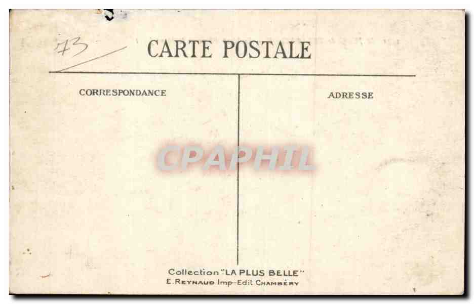 St Jean de Belleville - Le Mont Blanc et le Mont Jovet - CPA — Rückseite