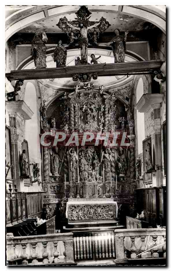 Champagny le Bas - Interieur de l Eglise - CPA 