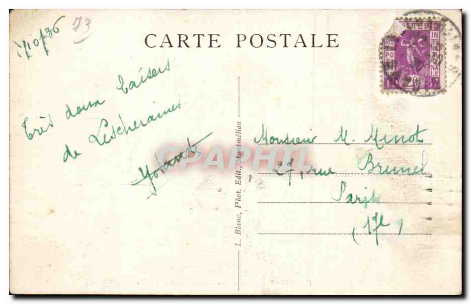 Saint Pierre d Albigny - Route de Bauges et l Arclusaz - CPA  — Rückseite