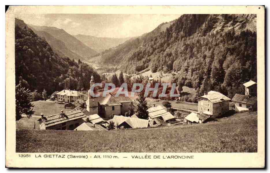 La Giettaz - Vallee de L Arondine - CPA 