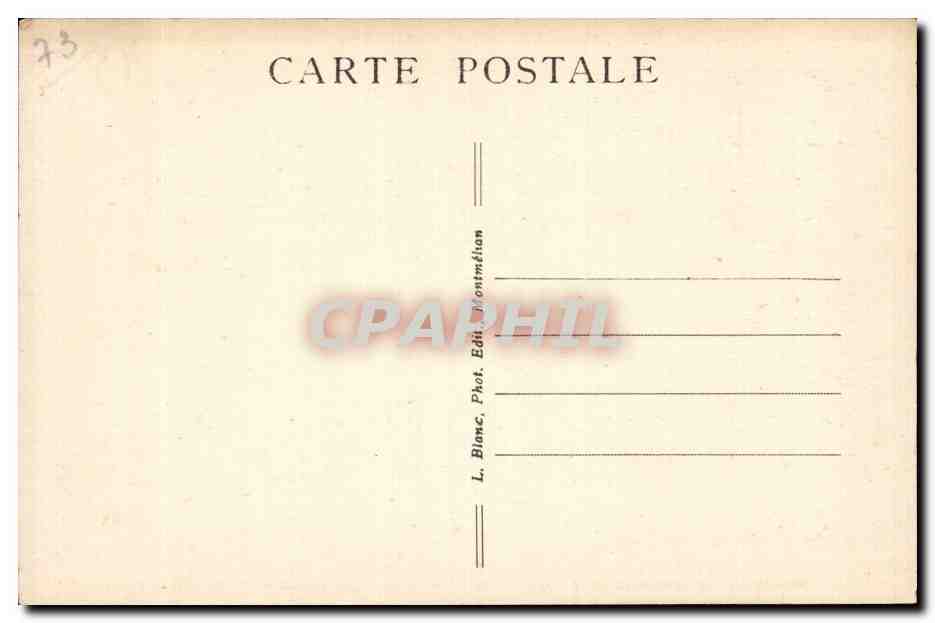 Saint Pierre d Albigny - Route des Bauge - Hotel du Col du Frene - CPA  — Rückseite