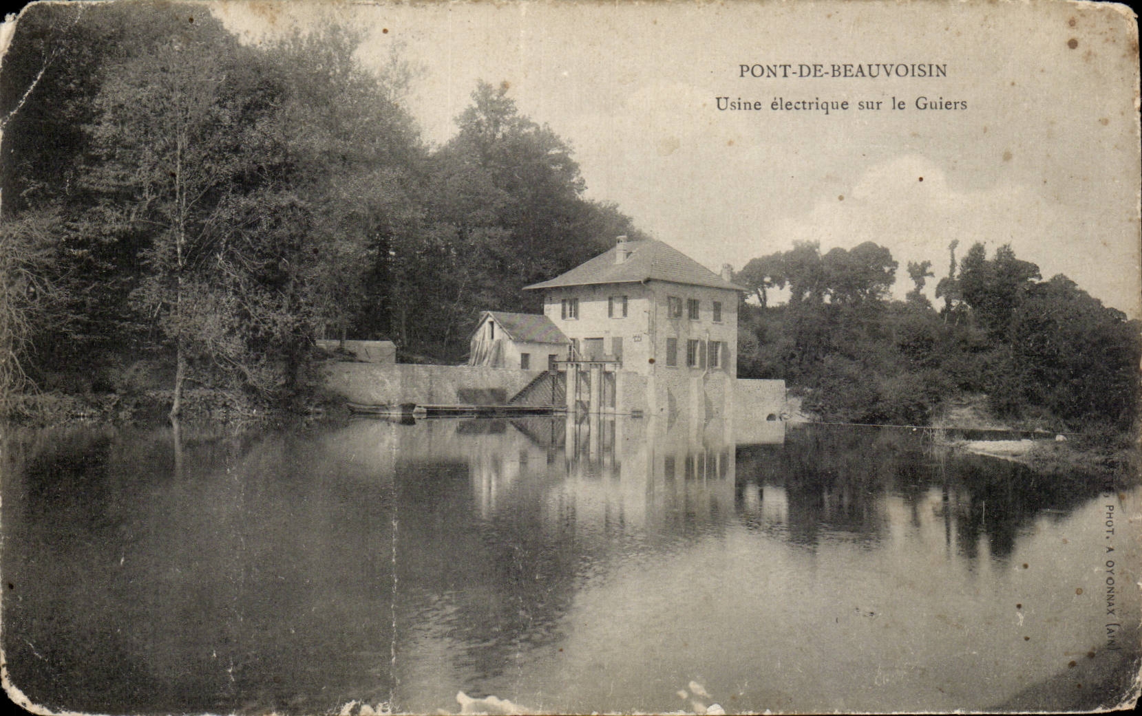 Pont de Beauvoisin - Usine Electrique sur le Guiers - CPA 