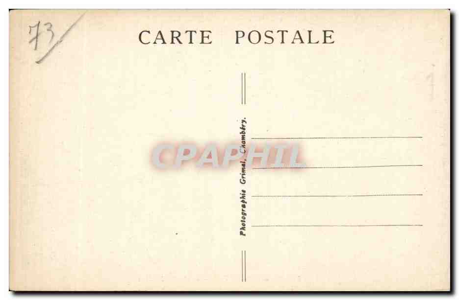 Les Charmettes - Cote des Jardins - CPA  — Verso