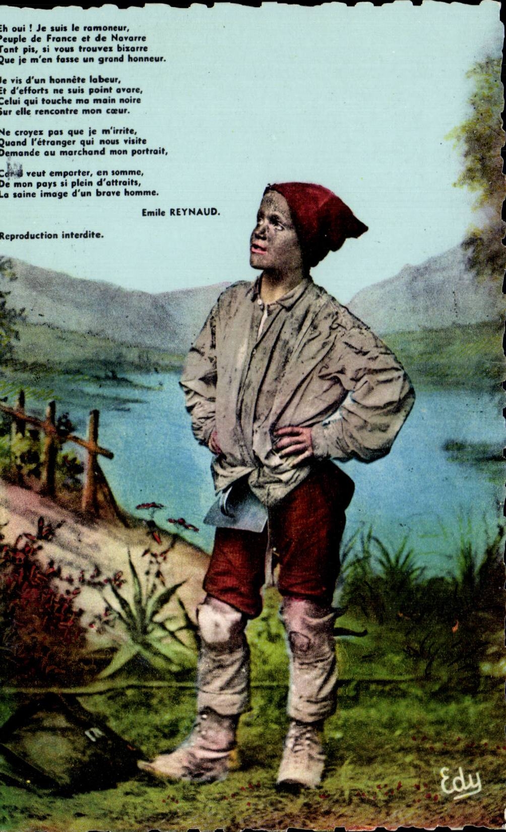 Folkore - Costumes - Un Petit Ramoneur - Savoie Pittoresque - CPA 
