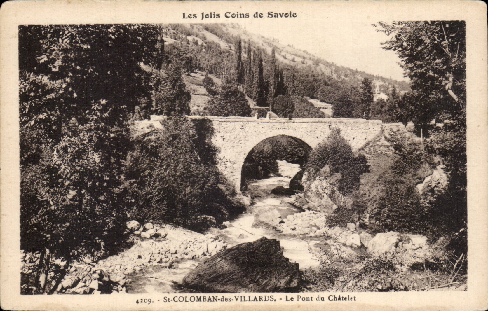 St Colomban des Villards - Le Pont de Chatelet - CPA 