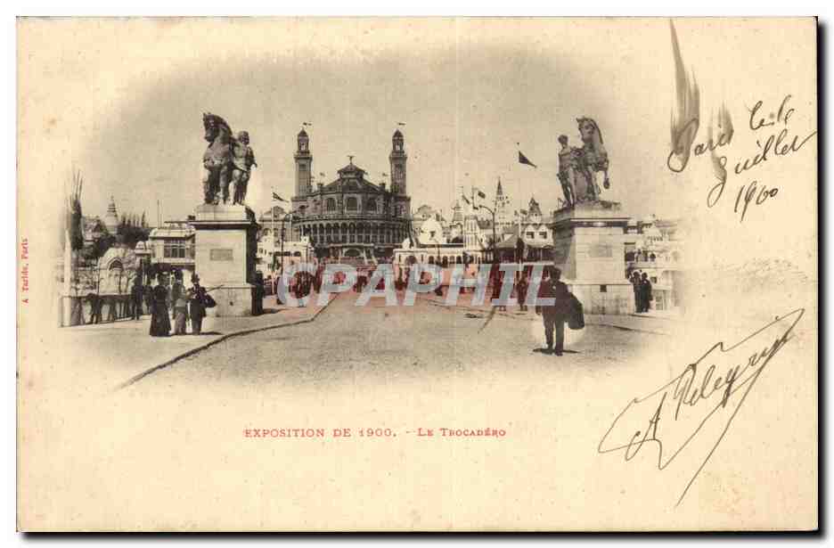 Paris - Exposition de 1900 - Le Trocadero - CPA