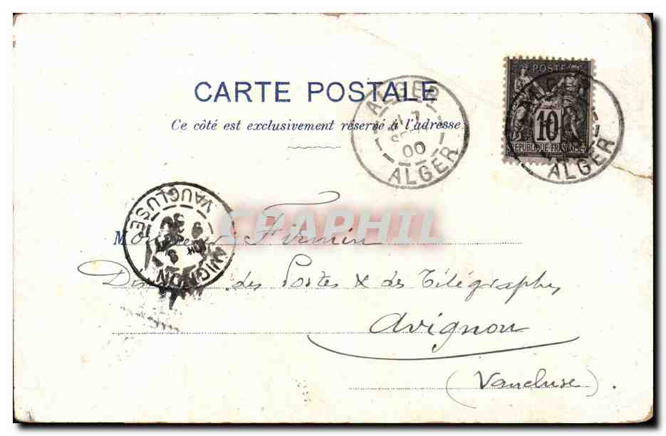 Paris - Exposition de 1900 - Le Pont Alexandre III - Illustration - CPA — Verso