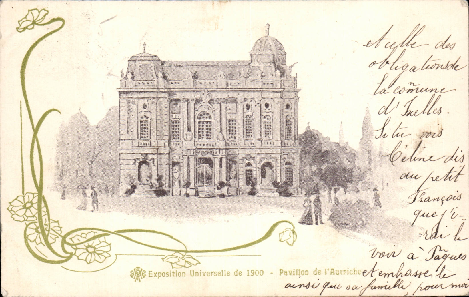 Paris - Exposition Universelle de 1900 - Pavillon de l Autriche - Illustration - CPA
