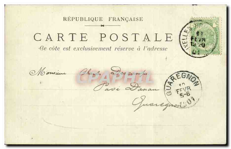 Paris - Exposition Universelle de 1900 - Pavillon de la Russie Asiatique Russia - Illustration - CPA — Rückseite