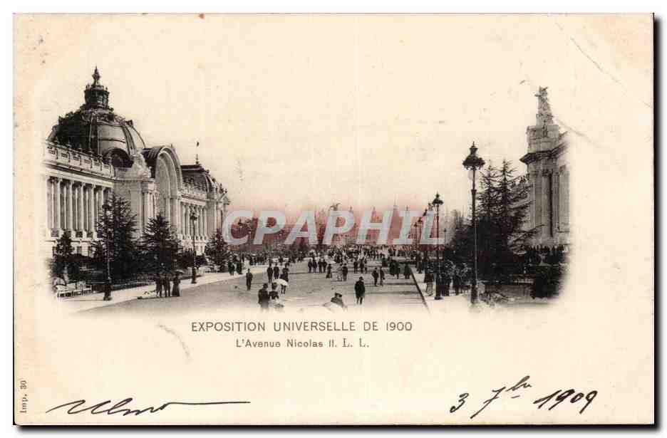 Paris - Exposition Universelle de 1900 - L Avenue Nicolas II - CPA