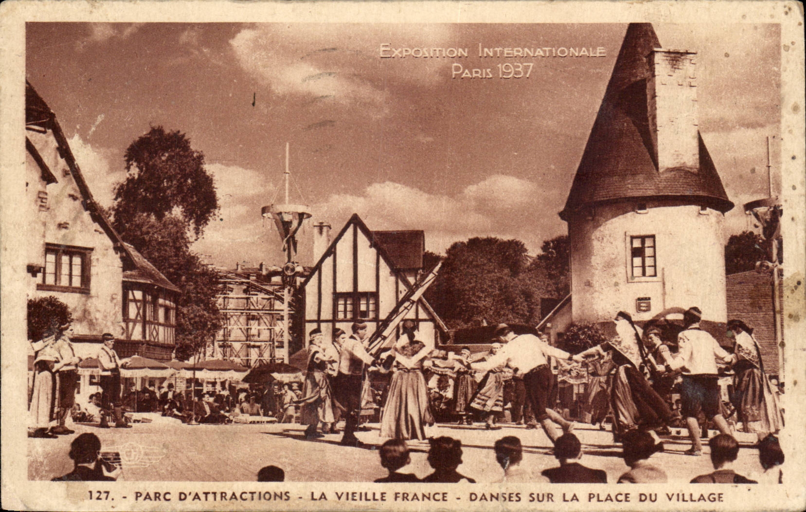 Paris - Exposition Universelle de 1937 - Parc d Attractions - La Vieille France - CPA