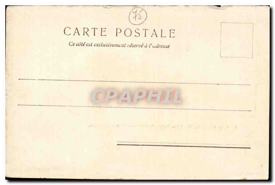 Paris - Exposition Universelle de 1900 - Le Pont Alexandre III et l Esplanade des Invalides - CPA — Rückseite