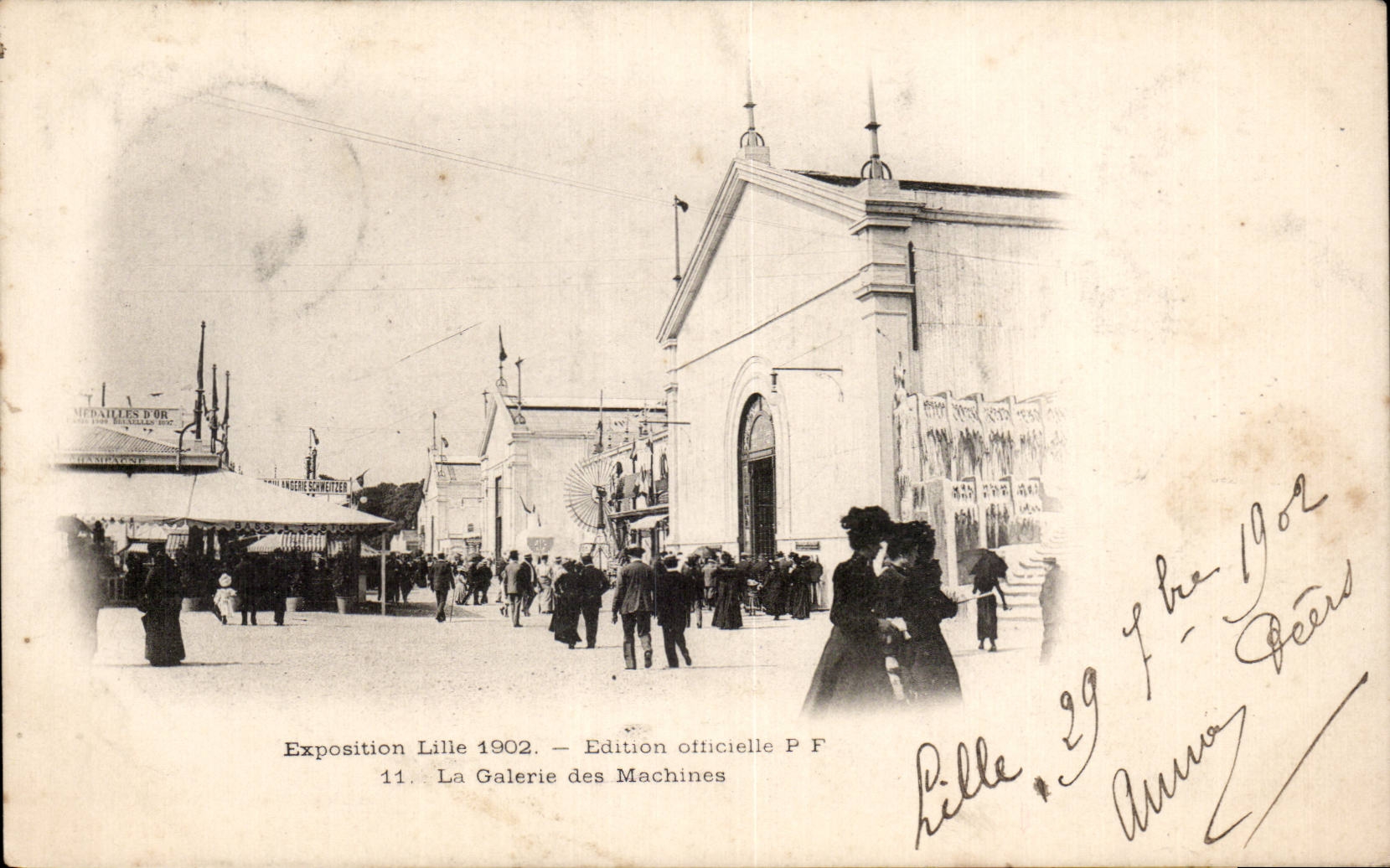 Lille - Exposition Lille 1902 - Edition Officielle - La Galerie des Machines - CPA
