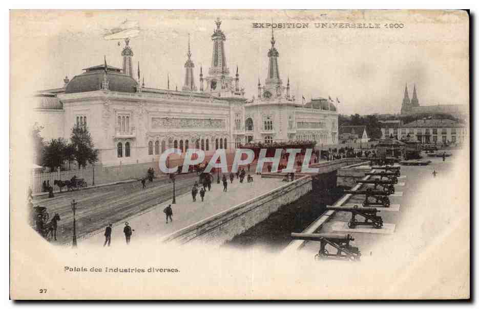 Paris - Exposition Universelle 1900 - Palais des Industries diverses - CPA