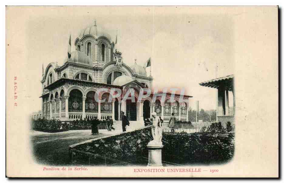 Paris - Exposition Universelle 1900 - Pavillon de la Serbie - CPA