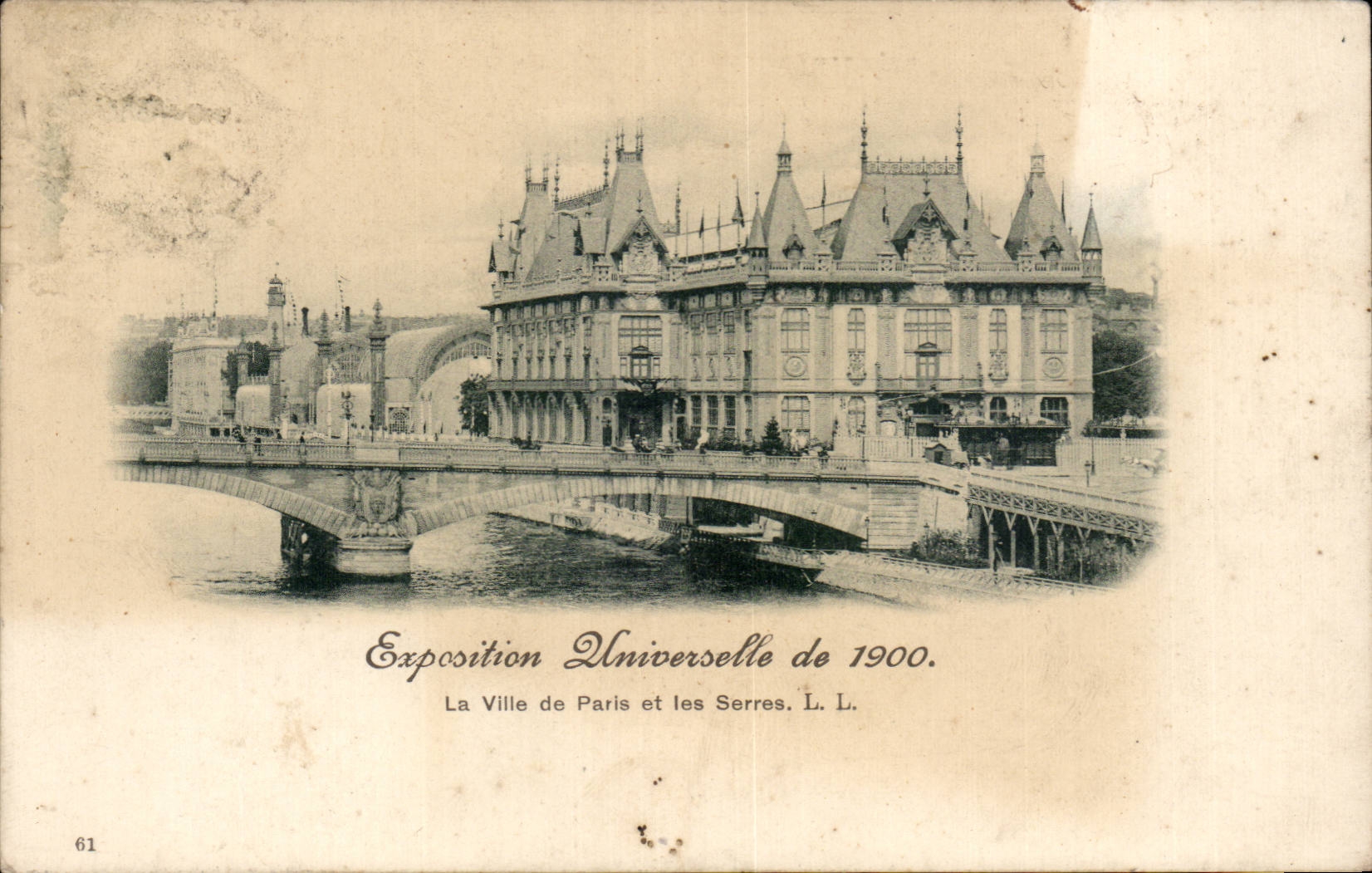Paris - Exposition Universelle 1900 - La Ville de Paris et ses Serres - CPA