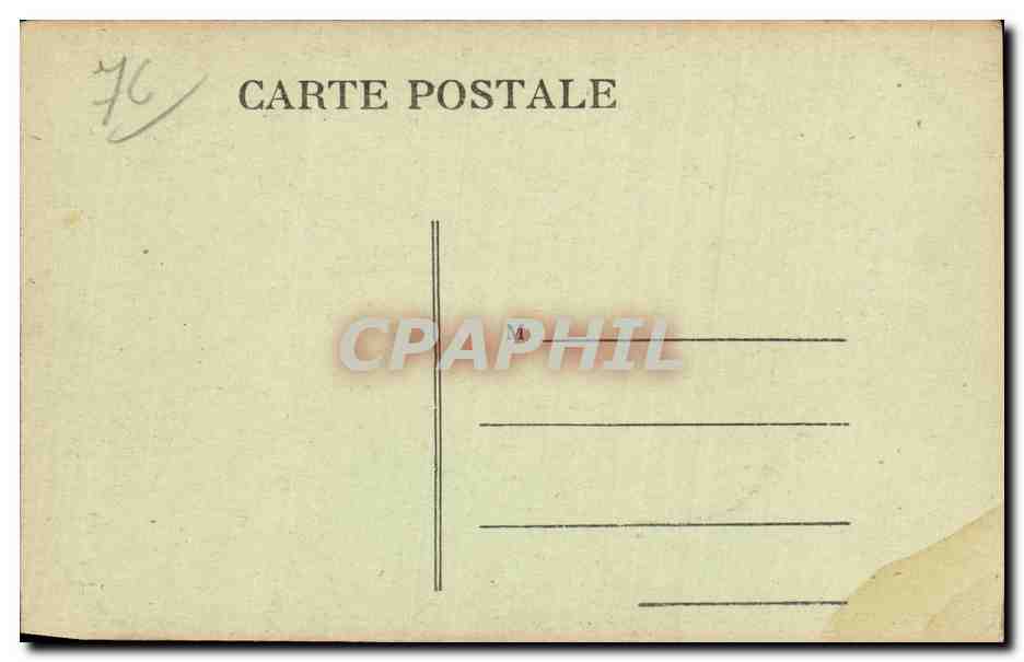 CPA Veules les Roses Porche d entree de l hotel des tourelles — Rückseite