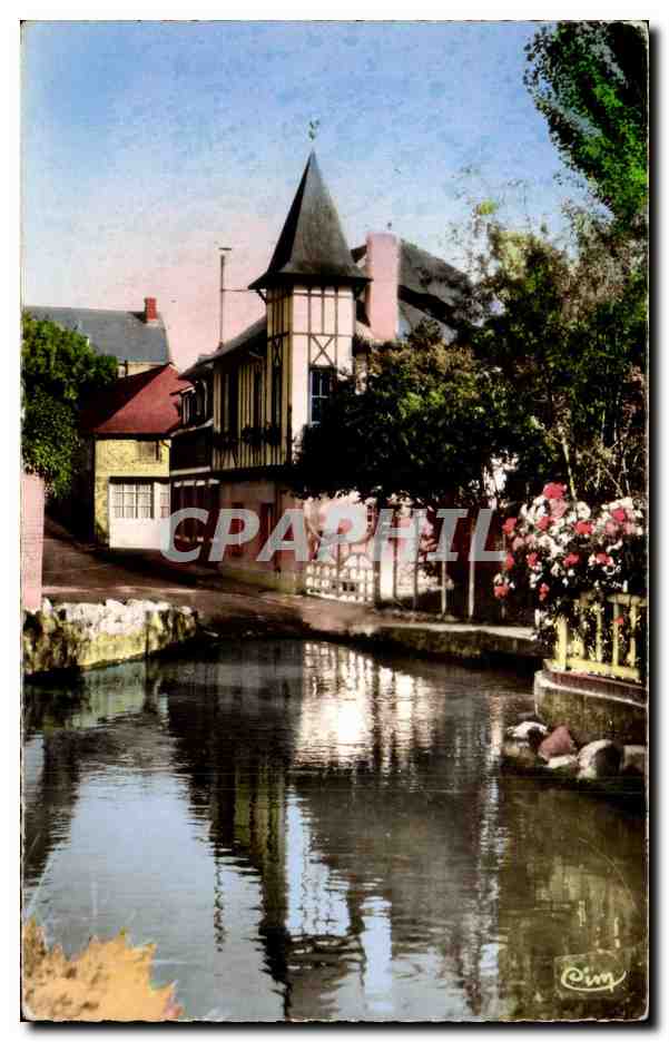 CPA Veules les Roses L abreuvoir reflets