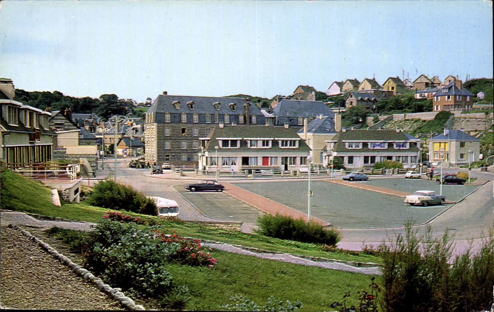 CPA Veules les Roses Parking de la plage