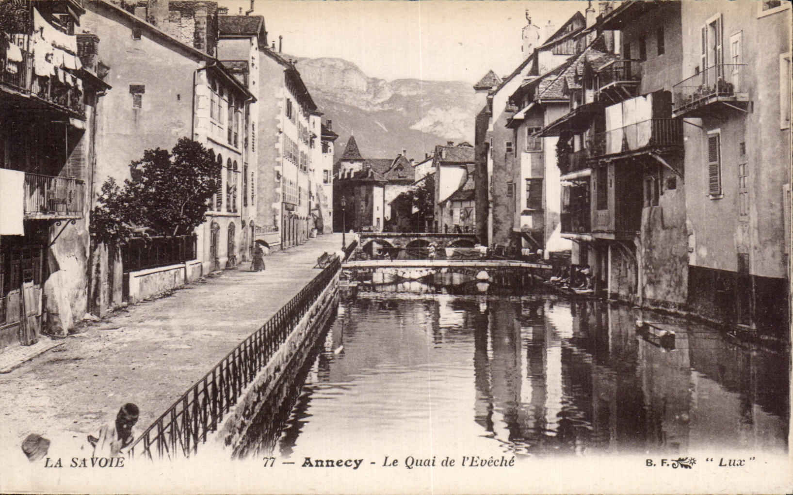 Annecy — Le Quai de l'Evêché — B. F. O. « Lux »