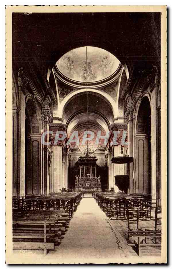 Intérieur de la cathédrale Notre-Dame-de-Liesse — Annecy (Haute-Savoie) — éditeur Combies & Mme Mâcon