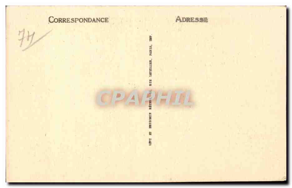 Annecy — Un Coin du Vieil Annecy — Éditeur LL — Verso