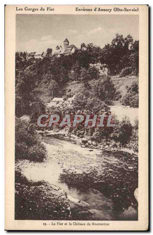 De Gorges du Fier — Het Fier en het Kasteel van Montrottier — L. Foures, uitgever