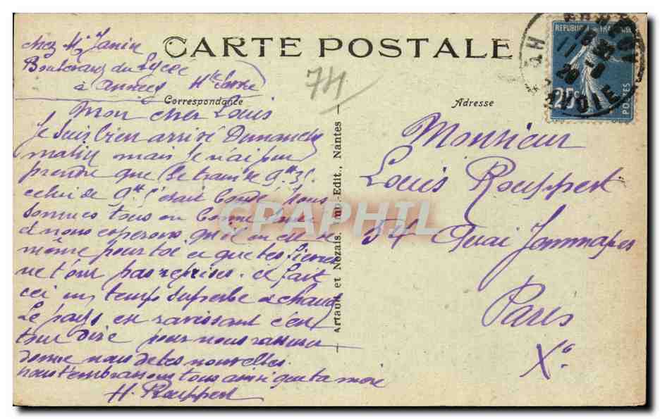 Talloires — Vue générale — Hôtel de L'Abbé — Rückseite