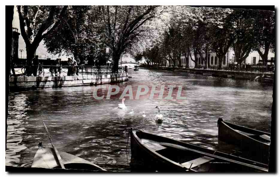 Annecy — Canal du Vassé und der Pont des Amours — Éditions S. MONTREUX