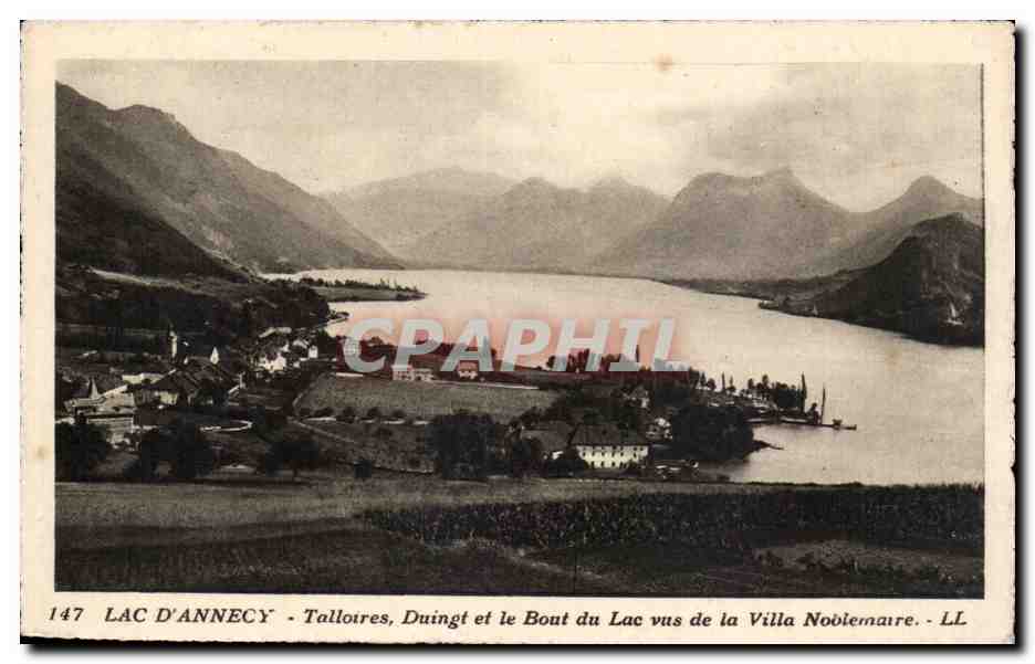 Annecy - Le Lac - Talloires - Bout du Lac - Villa Noblemaire - CPA 