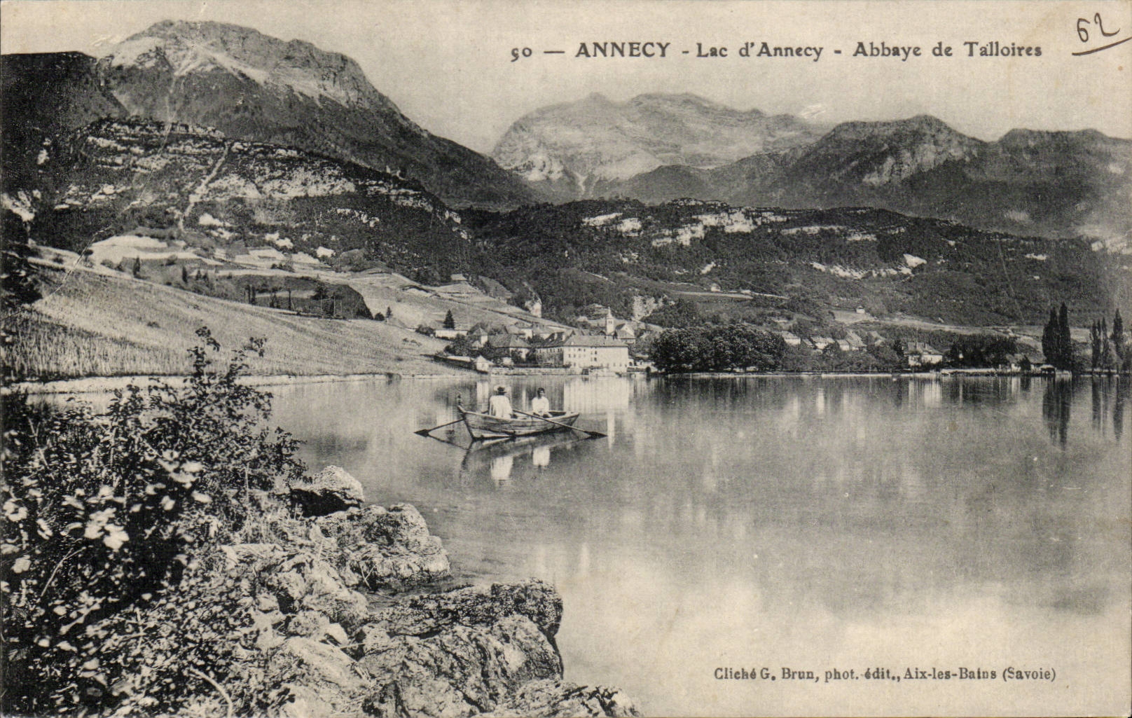 Annecy - Le Lac - Abbaye de Talloires - CPA 