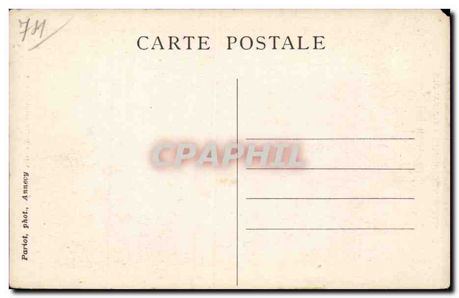 Annecy - La Vieille Porte Sainte Claire - CPA  — Rückseite