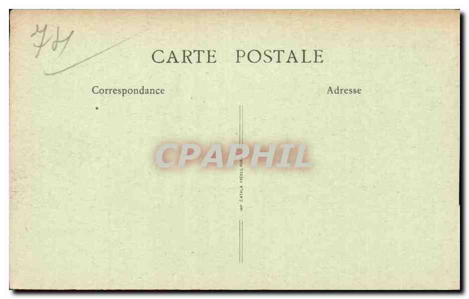 Annecy - L'Hôtel de Ville — La Savoie, n°80, éditeur B. F. Lux — Verso