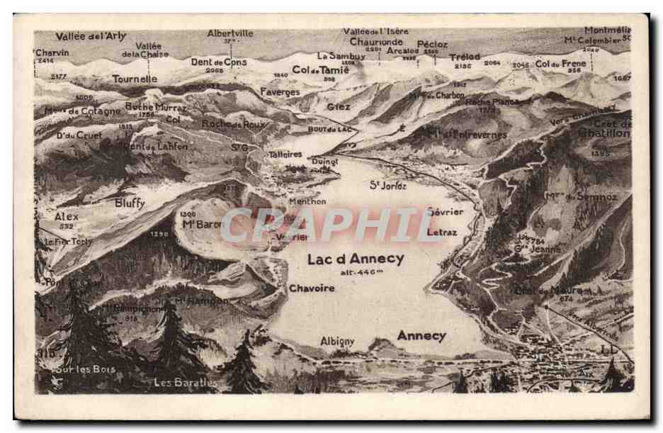 Annecy - Le Lac - CPA 